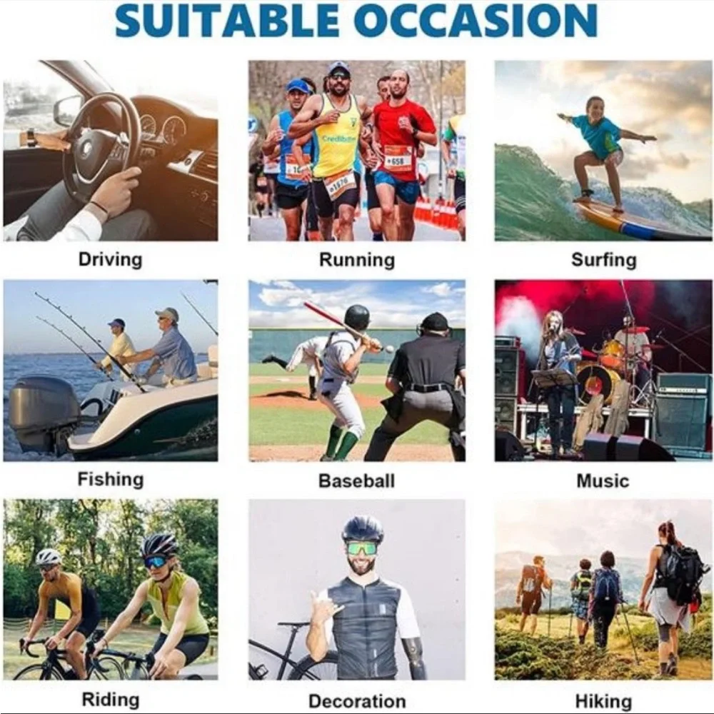 UNISEX Cycling Sunglasses UV400 Baseball Sunglasses for Men OR Women *NEW*